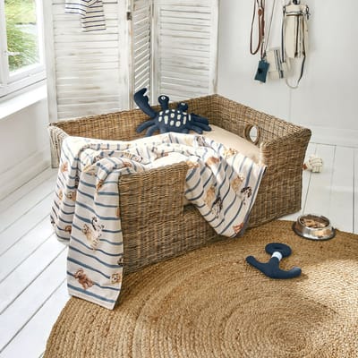 LOBERON Mand voor huisdieren Knuddo bruin/crème