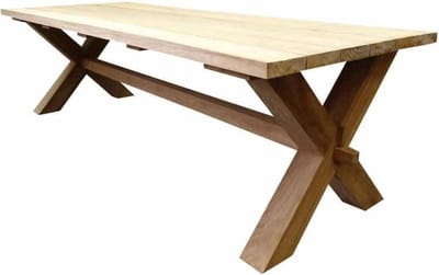 Zambia dining tuintafel 300x100xH77 cm teak