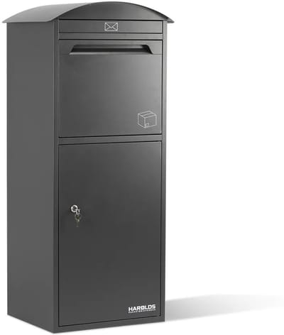 Harolds Pakketbrievenbus Prestige - Grijs / Antraciet