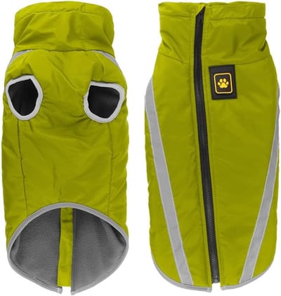 Waterdicht hondenjacket voor de winter | Warm en winddicht voor kleine, middelgrote en grote honden met harnasopening | Beschikbaar in XL-6XL