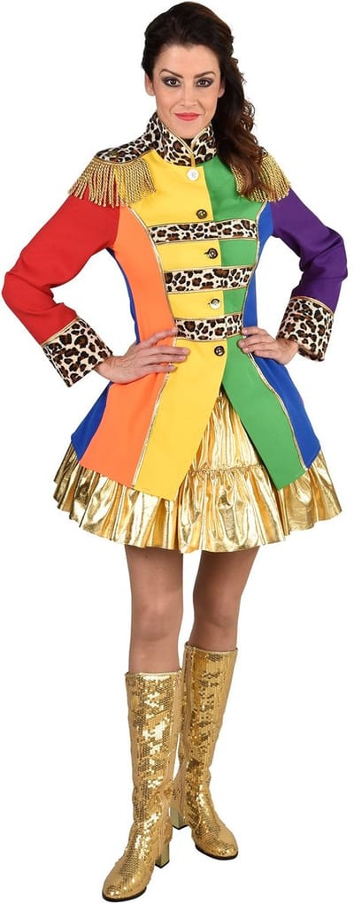 Parade jas regenboog dames