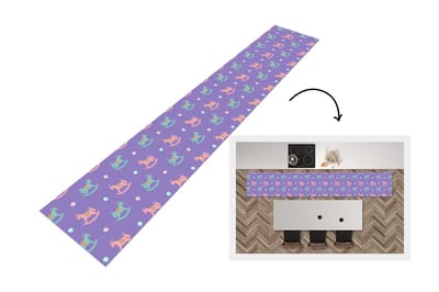 Keukenloper - Loper keuken - Hobbelpaard - Patronen - Geboorte - 300x50 cm - Keukenloper vinyl