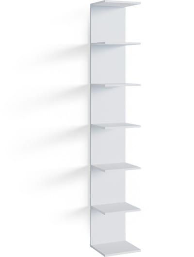 Vicco Paolo Wandplank voor de kinderkamer – 30 x 190 cm Met 6 open vakken Wit