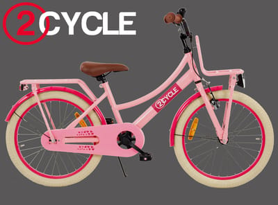 2Cycle Transportfiets 20 inch (6 tot 8 jaar) voor meisjes roze