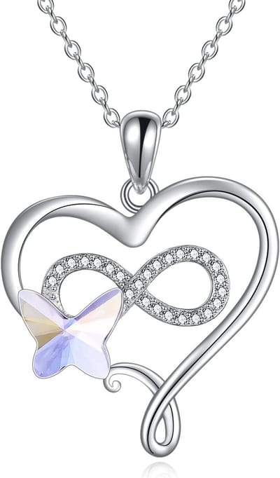 Elegante Olifant en Varkenshalsketting van Sterlingsilver met Maanontwerp - Unieke Verjaardagscadeaus voor Vrouwen