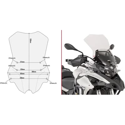 Specifieke motorfietsbel Givi Benelli TRK 502 (2017 à 2020)