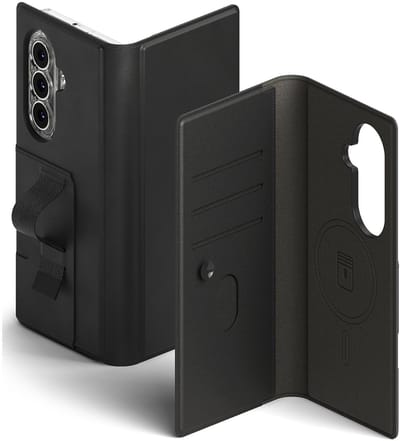 Ringke Folio Grip Wallet Magnetic - Hoesje Geschikt voor Samsung Galaxy Z Fold 7 - Magnetische Pasjeshouder Book Case Zwart