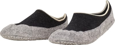 FALKE Cosyshoe Noppen op de zool wol huissokken dames grijs - maat 37-38