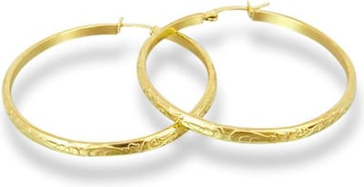 Amanto Oorbellen Dessy G - 316L Staal - Oorring - 3mm - ∅43mm