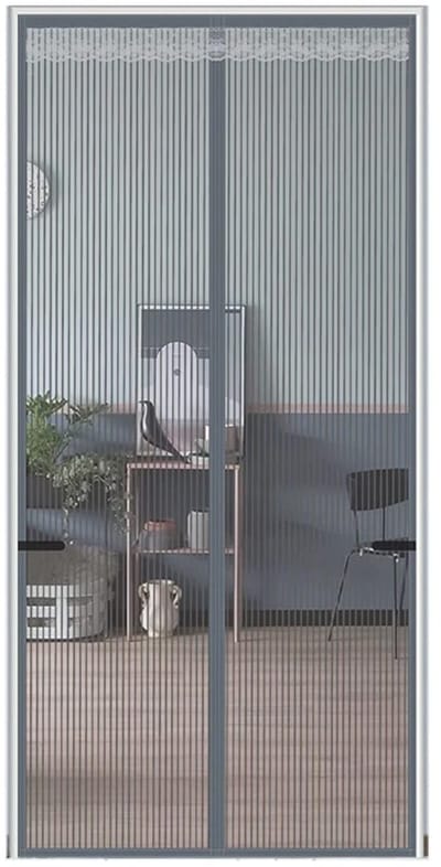 Dailygoods- Vliegenhor 80 x 210 cm - Magnetisch - Insectenwerend - Muggenscherm - Eenvoudig te installeren - Milieuvriendelijk polyester - Insectenhor