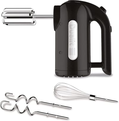 Handmixer 400 Watt - 4 Snelheden Turbo Pulse, Intrekbare Kabel, 2 Gardes, 2 Kneedhaken, Garde voor Cakes, Brooddeeg, Eiwitten