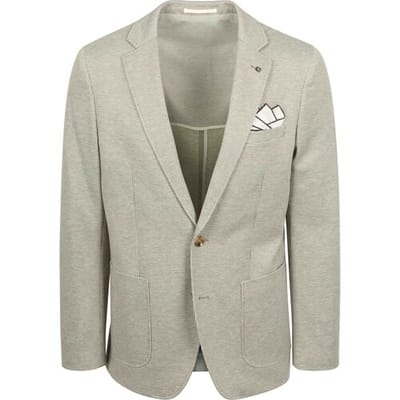 Suitable Colbert Fame Houndstooth Olive - Maat 48 - Heren blazer