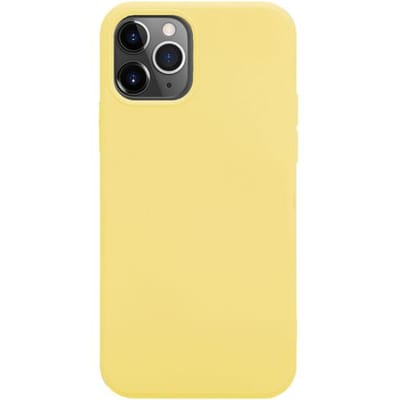 ShieldCase Pantone siliconen hoesje geschikt voor Apple iPhone 12 Pro Max - silicone case - optimale bescherming - backcover - geel
