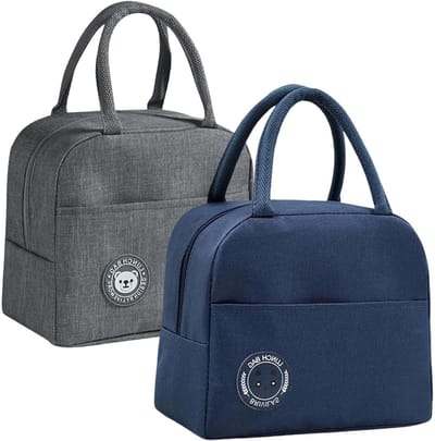 2 Pcs Kleine Koeltas - Thermische Lunchtas - Kleine Koeltas voor Kantoor - Thermische Lunchtas - Lunchtas