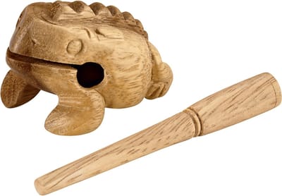 Meinl NINO517 Guiro Frog Holzfrosch X-Small - Hand percussie voor kinderen