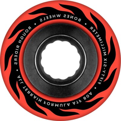 Skateboard Wielen - ATF Wielen - Ruig Terrein Rijden - Natuurlijk Gebonden Core - 56mm 80A - Rood