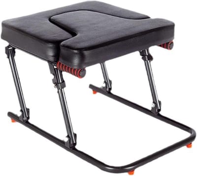 Opvouwbare Inversiebank - Fitness Bank - Rugklachten Verlichten - Stabiele Ondersteuning - 67 x 43 x 37 cm - Zwart