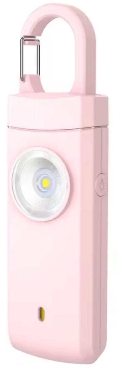 New Age Devi - Krachtig Persoonlijk Alarm - 130 Db Geluid Felle Flits - Veiligheidsalarm - Zelfverdediging Sleutelhanger - Bescherming - Noodsignaal - Senioren Alarm - Draagbaar Veiligheidsalarm
