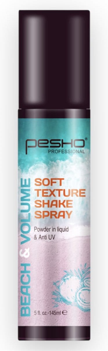 SOFT TEXTURE SHAKE SPRAY- PESHO PROFESSIONAL. - POWDER IN LIQUID & ANTI UV - SEA SALT SPRAY - HAAR VOLUME SPRAY - DROOGSHAMPOO