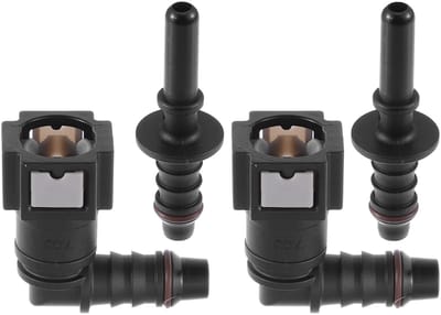 Dailygoods- Brandstofleiding 7,89mm naar 10,5mm - Brandstofslang met knijpbal - Nylon - Duurzaam - Eenvoudige installatie - Corrosiebestendig