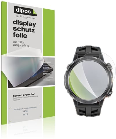 dipos – 6x Matte Beschermfolie geschikt voor LIGE FV15 | Krasbestendige & antireflecterende Screenprotector Ultra-Thin