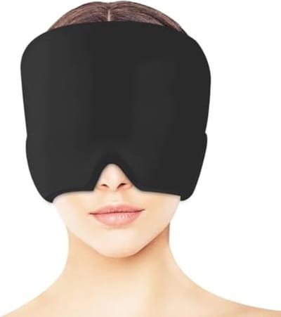Solacis Migraine muts - Migraine masker - Hoofdpijn masker - Warmte en koude therapie - Herbruikbaar - Anti migraine - Must have tijdens hoofdpijn!