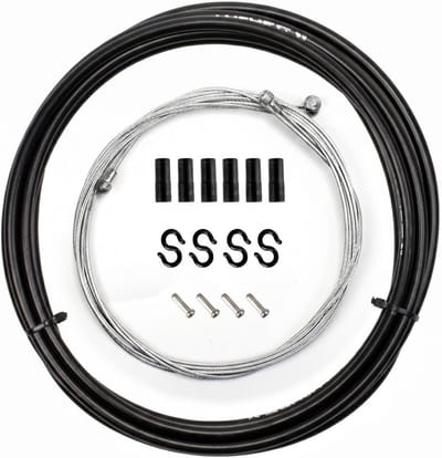 Fietsremkabel Set - Universele Remkabel - Veilig Fietsen - Complete Vervangingskit - 1.1m en 1.7m - Zwart