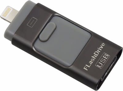 Xd Xtreme - Flashdrive 128GB - 3 in 1 - Zwart - 8 pin - micro usb - USB - usb stick - geschikt voor iOS en oudere Android apparaten