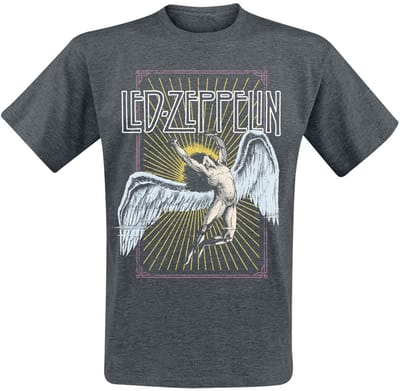 Led Zeppelin T-shirt - Icarus Colour - S tot XXL - voor Mannen - donkergrijs