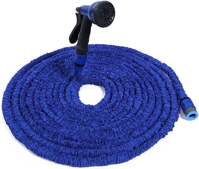 Tuinwaterslang 305m - uitbreidbaar, aansluitingen, spuitpistool - blauw water hose for gardenwater hose for garden
