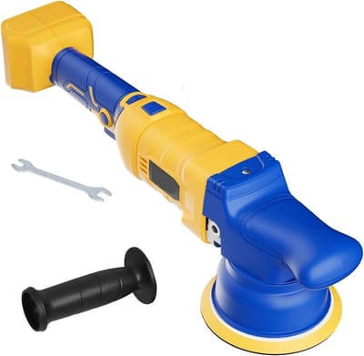 Draadloze Polijstmachine - Excentrische Waxer - Voertuigen Glanzend Maken - Borstelloze Motor - 5 Inch Wiel - Zwart
