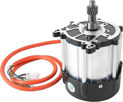 Elektrische Motor - Differentieelmotor DC - Voertuigen Aandrijven - Borstelloos Ontwerp - 1500W - Zwart
