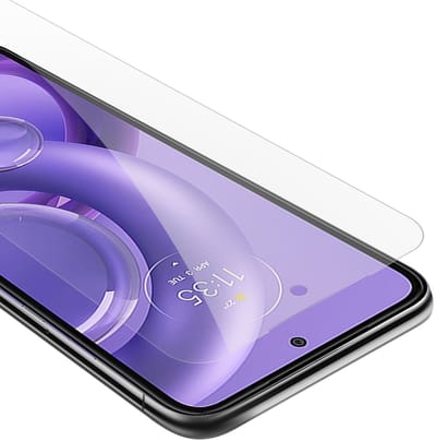 Cadorabo Screenprotector geschikt voor Motorola EDGE 30 NEO - Pantser film Beschermende film in KRISTALHELDER Geharde (Tempered) display beschermglas in 9H hardheid met 3D Touch