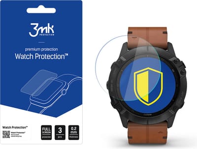3mk Watch Protection v. FlexibleGlass Hybrid Glass on Garmin Fenix ??6X