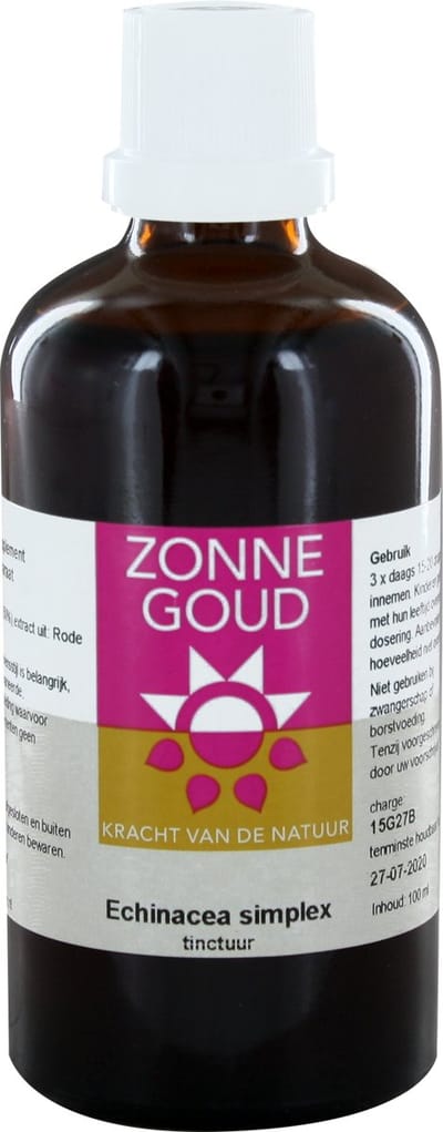 Echinacea Simplex Tinctuur Zonnegoud 100 ml