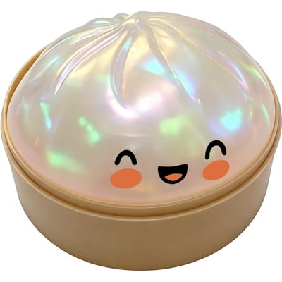 Leuke Kleurrijke Dumpling Squishies met Stoommandje Stressverlichter Ornament Langzame Terugslag Knijpspeeltje Fidget Stressbal voor ADHD Autisme