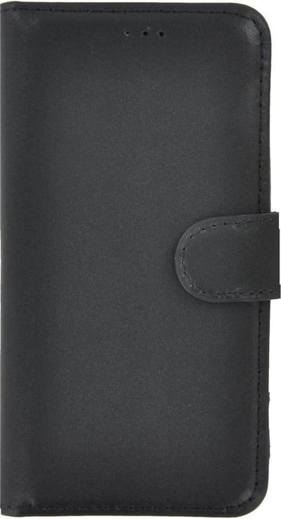 Geschikt voor iPhone 11 Wallet Bookcase hoes Pearlycase Echt Leer hoesje Zwart Leder