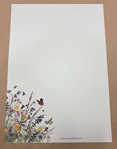 Meer Leuks - Briefpapier - 24 vellen A4 formaat - Nature