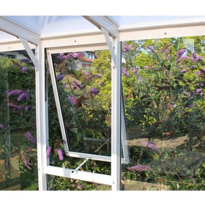 Vitavia Zijraam H Wit Aluminium En Kristalhelder Veiligheidsglas 87,6x55,4cm