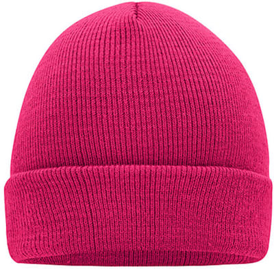 Myrtle Beach 'Knitted Cap' Beanie Magenta