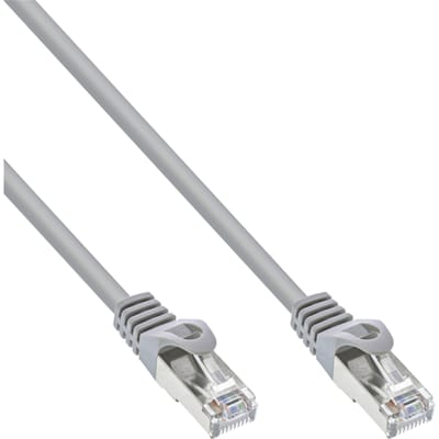 InLine® Patchkabel, SF/UTP, Cat.5e, grijs, 1,5m
