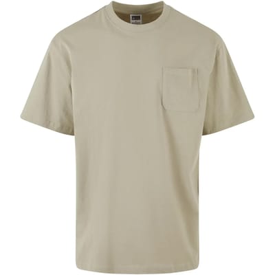 Urban Classics - Tall Pocket Heren T-shirt - M - Grijs