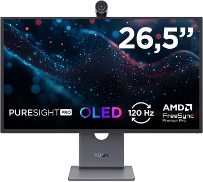 Lenovo Yoga Pro 27UD-10 - 4K Ultra HD Monitor - 26.5 inch - USB-C, HDMI, DP