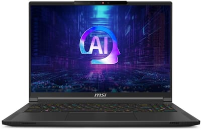 MSI Stealth A16 AI+ A3XWGG-005NL - Gaming Laptop - AMD Ryzen AI 9 HX370 - GeForce RTX 5070 8 GB - 16 inch - 240 Hz