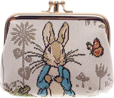Portemonnee klip - Gobelinstof - Peter Rabbit - Beatrix Potter