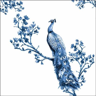 Ambiente Servetten Royal peacock 33x33cm