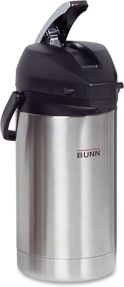 Lever-Action Airpot 3.0 Liter Roestvrij Staal voor Warme Dranken