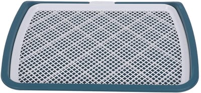 Dailygoods - Hondentoilet met Rooster voor Puppy Training - 50 x 66 x 5 cm - Blauw