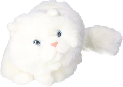 Pluche Perzische Colourpoint katten/poezen creme knuffel 30 cm - luxe kat/poes voor kinderen