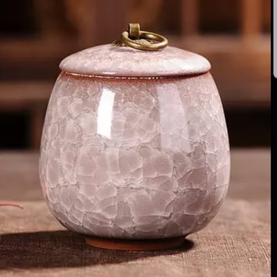 Mini Urn keramiek diamant pink 170ml